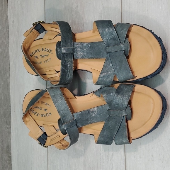 Kork-Ease Women Ande Espadrille Platform Comfort Wedge Sandals shoes sz 11 - Picture 4 of 15